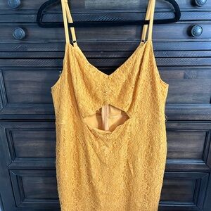 Forever 21 Peach Sleeveless Dress